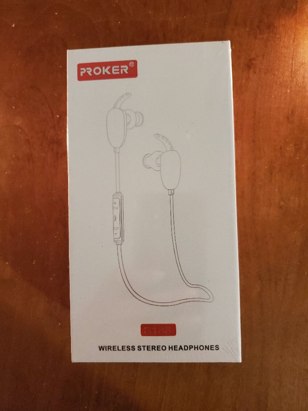 NIB Wireless Proker Stereo BT Headphones